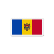 Aimant drapeau moldavie forme rectangulaire décoratif