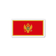 Aimant drapeau monténégro rectangulaire décoratif magnétique