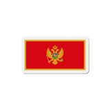 Aimant drapeau monténégro rectangulaire décoratif magnétique