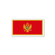 Aimant drapeau monténégro rectangulaire décoratif magnétique