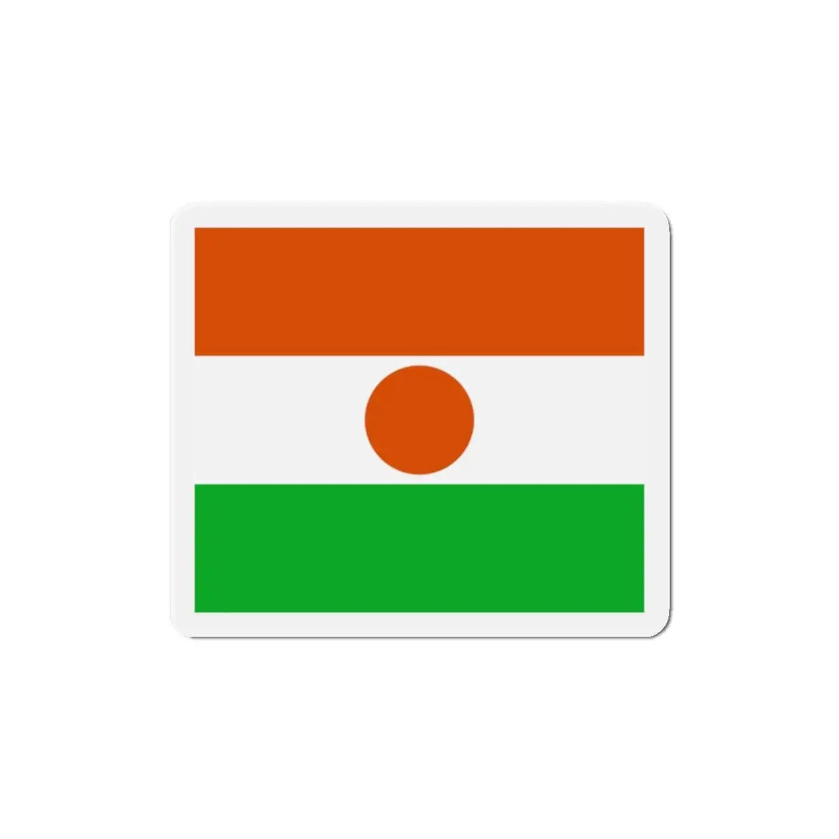 Aimant drapeau niger forme rectangulaire décoratif magnétique