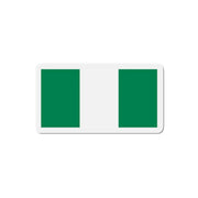 Aimant drapeau nigeria rectangulaire décoratif magnétique