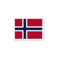 Aimant drapeau norvège forme rectangulaire décoratif
