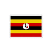 Aimant drapeau ouganda rectangulaire déco pratique