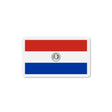 Aimant drapeau paraguay rectangulaire décoratif magnétique