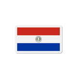Aimant drapeau paraguay rectangulaire décoratif magnétique