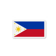 Aimant drapeau philippines forme rectangulaire décoratif