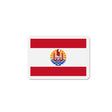 Aimant drapeau polynésie française rectangulaire décoratif