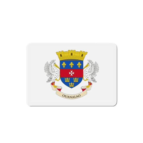 Aimant drapeau saint-barthélemy rectangulaire décoratif