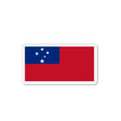 Aimant drapeau samoa rectangulaire décoratif multicolore