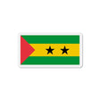 Aimant drapeau sao tomé-et-principe rectangulaire décoratif