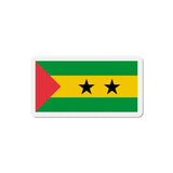 Aimant drapeau sao tomé-et-principe rectangulaire décoratif