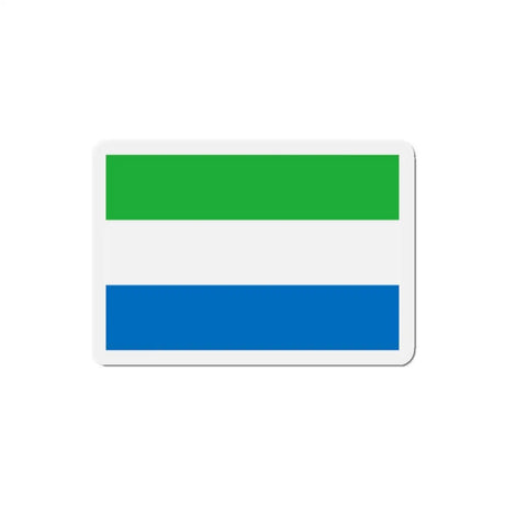 Aimant drapeau sierra leone rectangulaire décoratif magnétique