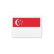 Aimant drapeau singapour rectangulaire décoratif magnet