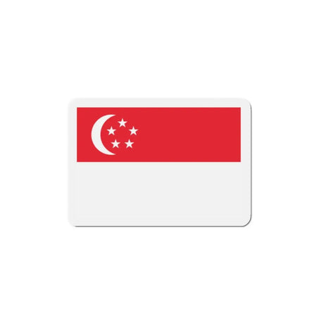 Aimant drapeau singapour rectangulaire décoratif magnet