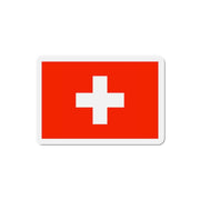 Aimant drapeau suisse rectangulaire décoratif magnet