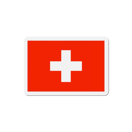 Aimant drapeau suisse rectangulaire décoratif magnet