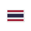 Aimant drapeau thaïlande forme rectangulaire décoratif