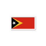 Aimant drapeau timor oriental rectangulaire décoratif