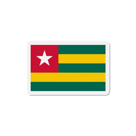 Aimant drapeau togo rectangulaire décoratif pour frigo