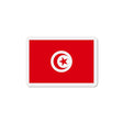 Aimant drapeau tunisie forme rectangulaire décoratif magnet