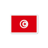 Aimant drapeau tunisie forme rectangulaire décoratif magnet
