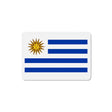Aimant drapeau uruguay forme rectangulaire décoratif
