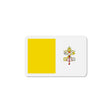 Aimant drapeau vatican rectangulaire décoratif magnétique