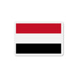 Aimant drapeau yémen forme rectangulaire décoratif