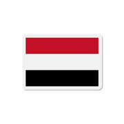 Aimant drapeau yémen forme rectangulaire décoratif
