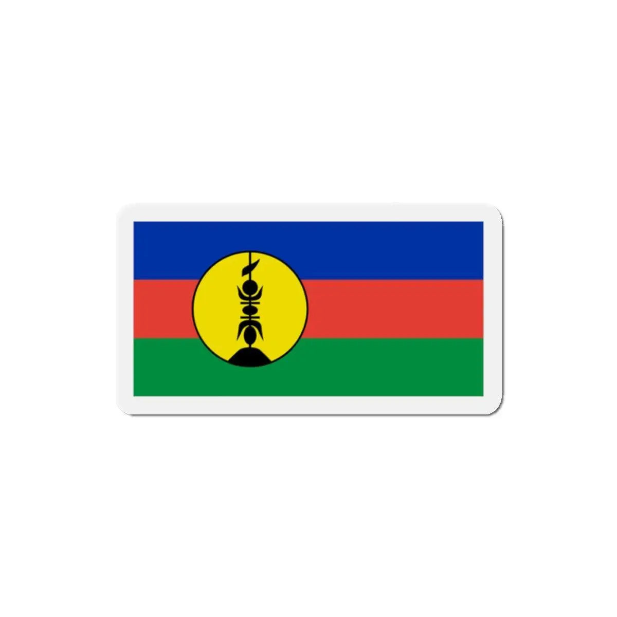 Aimant drapeaux nouvelle-calédonie rectangulaire décoratif