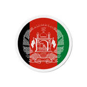 Aimant rond drapeau afghanistan décoratif forme ronde