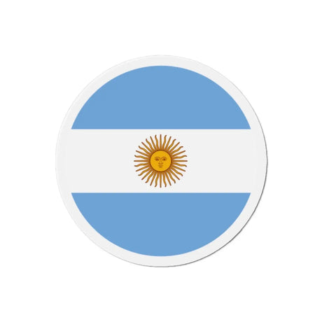 Aimant rond drapeau argentine forme décorative souvenir