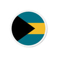 Aimant rond drapeau bahamas forme décorative magnétique