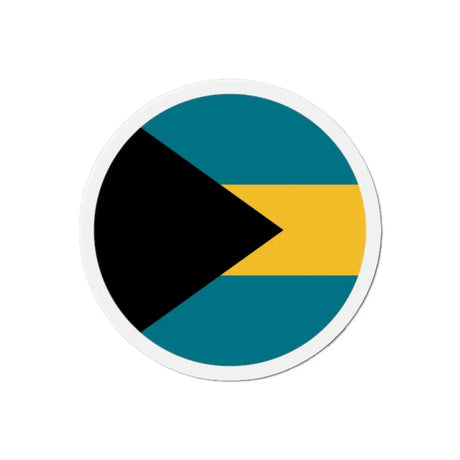 Aimant rond drapeau bahamas forme décorative magnétique