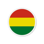 Aimant rond drapeau bolivie forme décorative magnétique