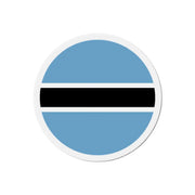 Aimant rond drapeau botswana forme décorative magnétique
