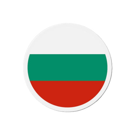 Aimant rond drapeau bulgarie forme ronde décoratif