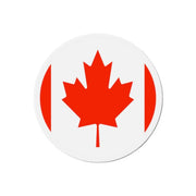Aimant rond drapeau canada forme décorative pour réfrigérateur