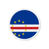 Aimant rond drapeau cap-vert déco pratique et souvenir