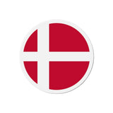 Aimant rond drapeau danemark forme décorative magnétique