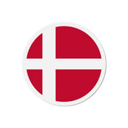 Aimant rond drapeau danemark forme décorative magnétique