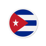 Aimant Rond Drapeau de Cuba en plusieurs tailles - Pixelforma 