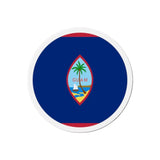 Aimant Rond Drapeau de Guam en plusieurs tailles - Pixelforma 