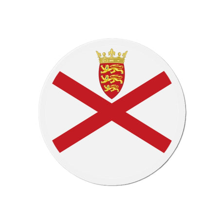 Aimant Rond Drapeau de Jersey en plusieurs tailles - Pixelforma