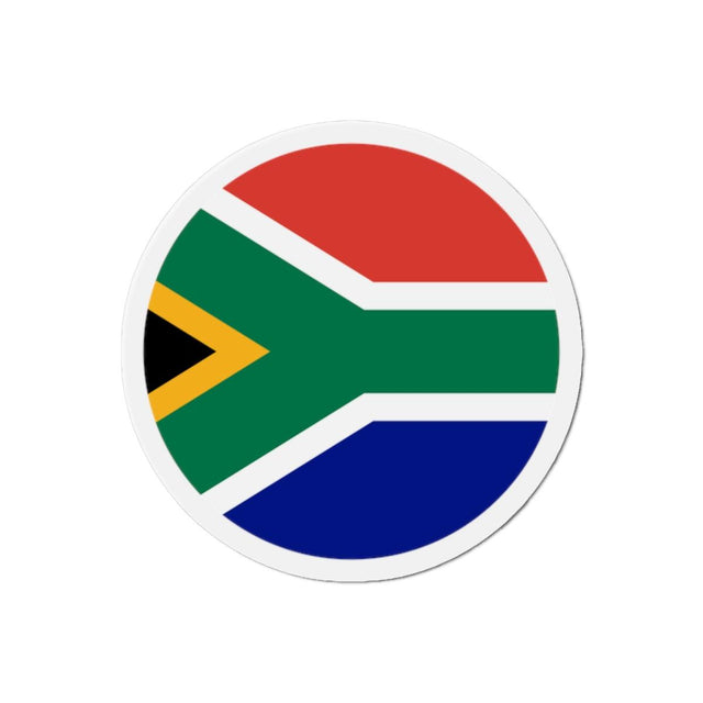 Aimant Rond Drapeau de l'Afrique du Sud en plusieurs tailles - Pixelforma 