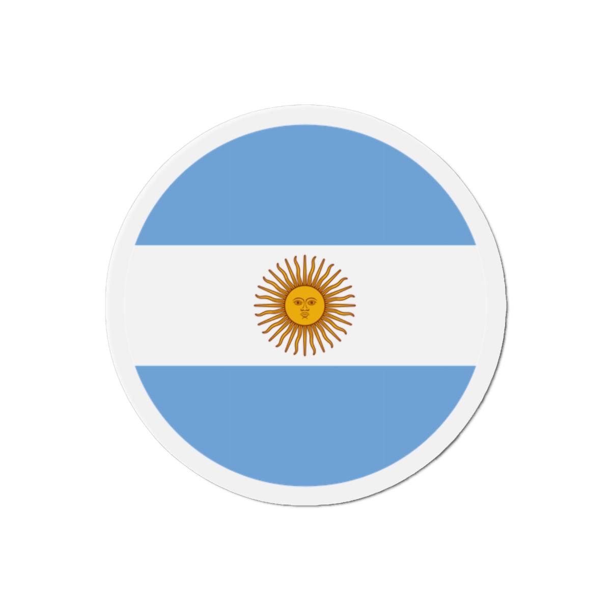 Aimant Rond Drapeau de l'Argentine en plusieurs tailles - Pixelforma