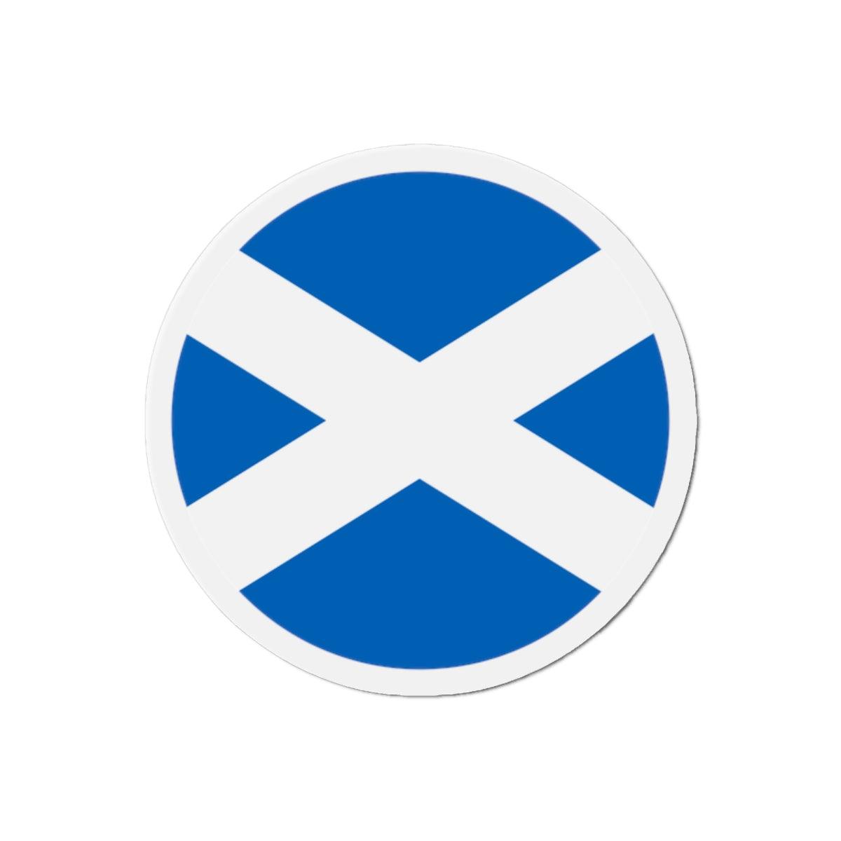 Aimant Rond Drapeau de l'Écosse en plusieurs tailles - Pixelforma 