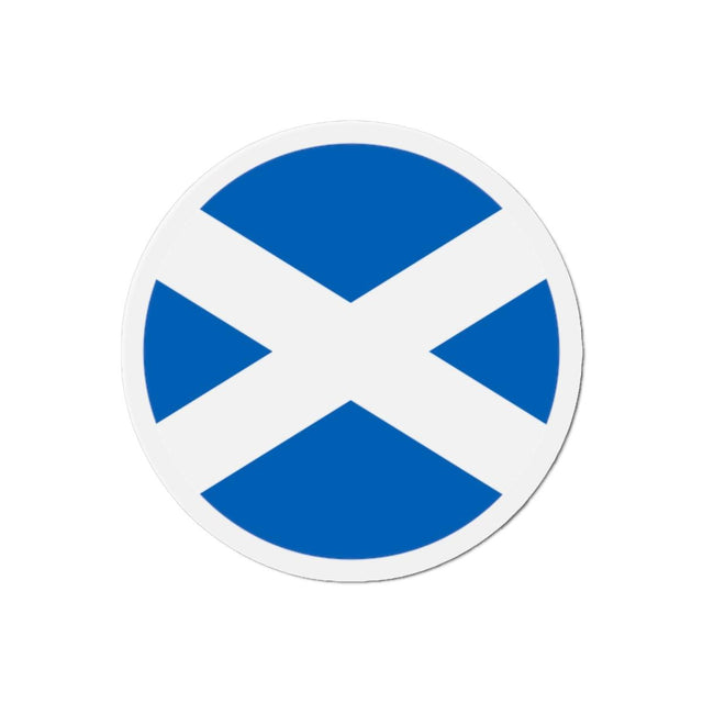 Aimant Rond Drapeau de l'Écosse en plusieurs tailles - Pixelforma 