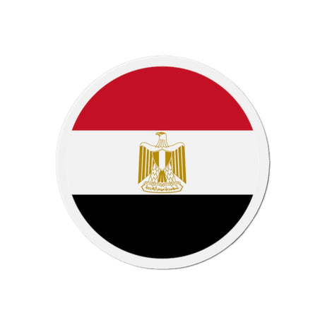 Aimant Rond Drapeau de l'Égypte en plusieurs tailles - Pixelforma 